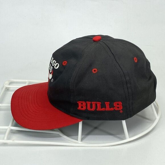 Vintage Chicago Bulls Competitor Plain Logo Snapback Hat NBA Logo 7 (H2) - Picture 4 of 10